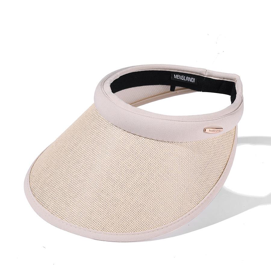 

Стиль шляпы Универсальный Модный Однотонный Женский Дышащий Солнцезащитный Шляпы бежевый