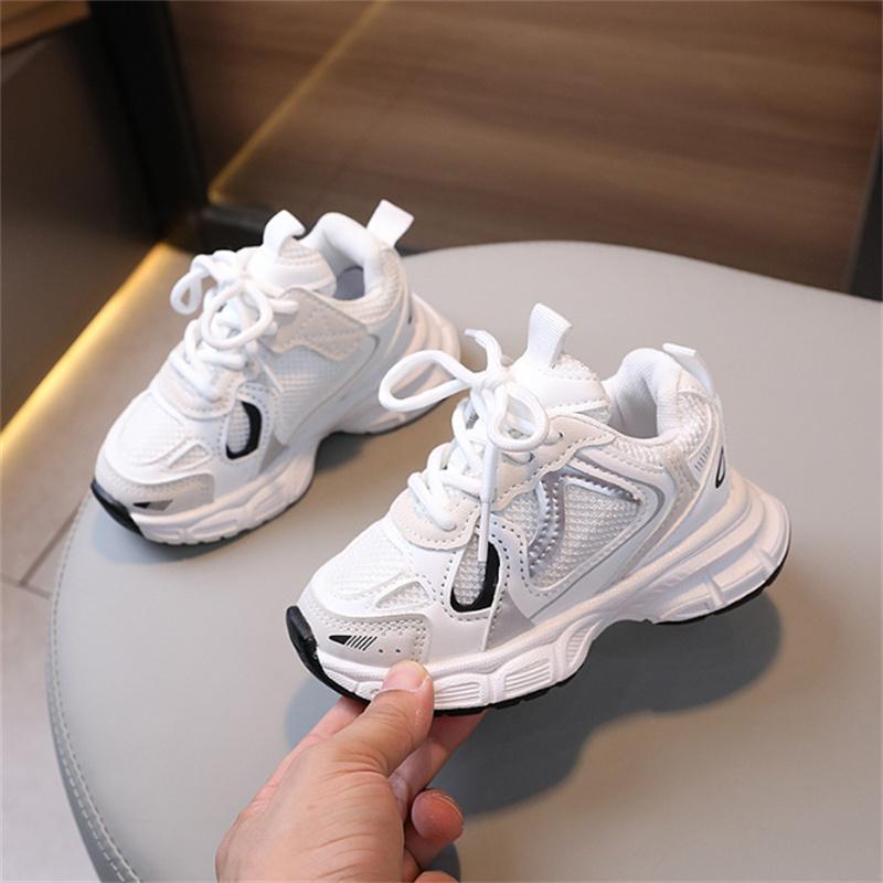

New Spring Children Shoes Mesh Breathable Kids Sport Shoes Outdoor Tennis Fashion Girls Boys Sneakers EU 21-36 21