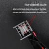 Motorcycle Chain Cleaning & Maintenance Kit: Anti-Splash Brush & Oiler