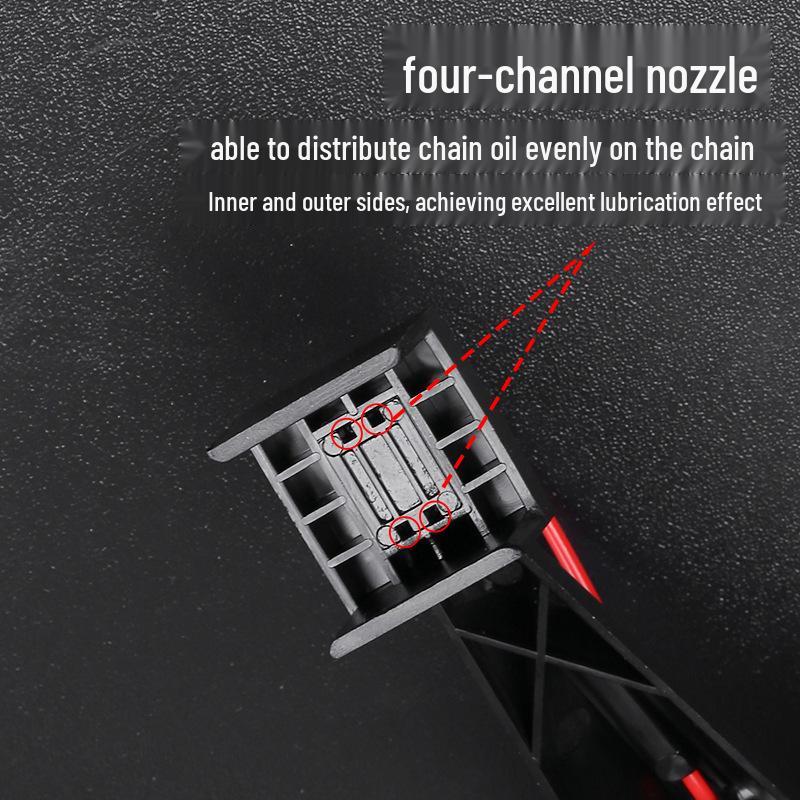 Motorcycle Chain Cleaning & Maintenance Kit: Anti-Splash Brush & Oiler