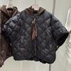 Womens Lightweight Hooded Down Vest Cape Coat 50% Duck Fill Loose Fit Winter Daily Wear