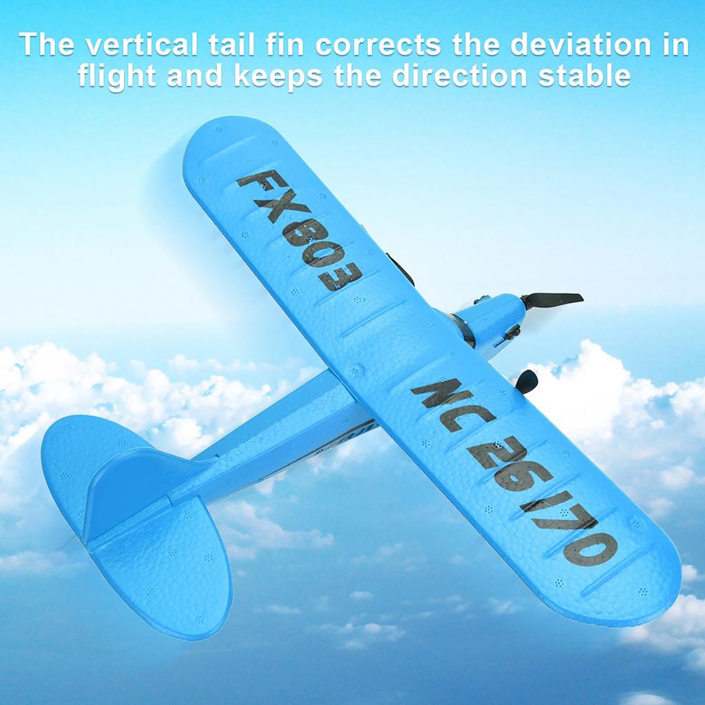 2.4G Remote Control 2 Channel Aircraft Helicopter Airplane Kids Toy Model (Blue)