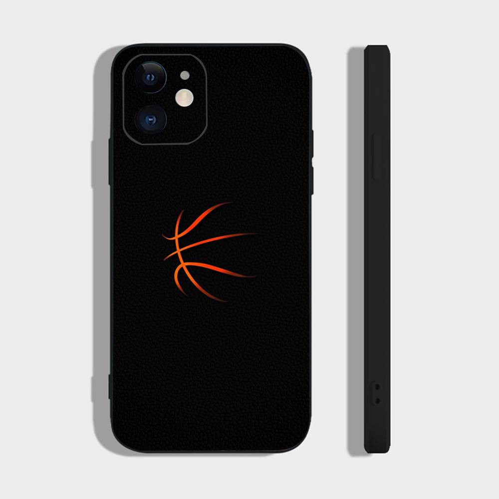 

Чехол для телефона с баскетбольным мячом для iPhone 17 Air 16 15 14 13 Pro Max 11 12 Черный силиконовый чехол IPHONE 13MINI