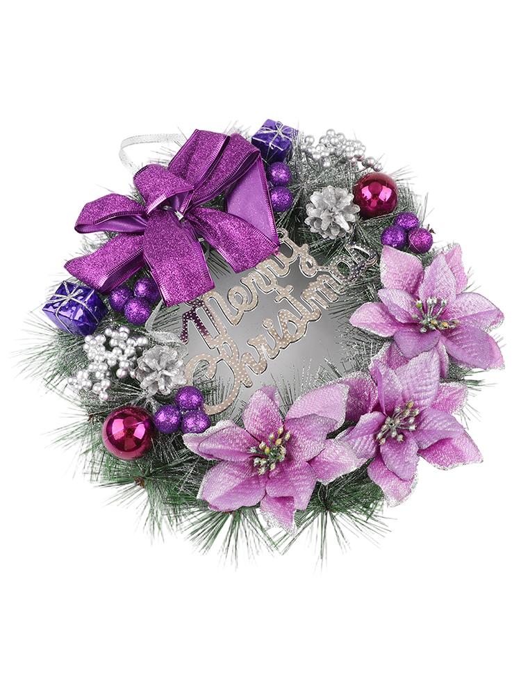 

Front Door Christmas Wreaths Christmas Wreaths Above Fireplace Christmas Ambiance Decorative Elements Realistic Festivals фіолетовий