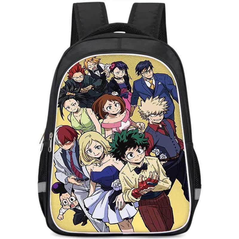 My Hero Academia Large Capacity Lightweight Oxford Fabric Backpack For Kids
