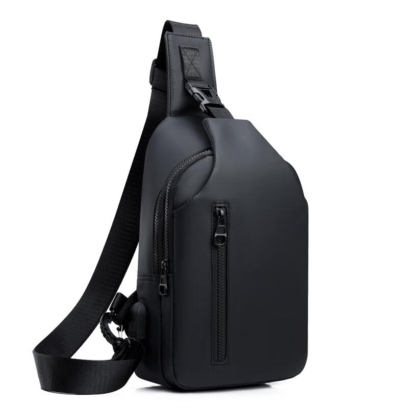 Hufeng Simple Casual Chest Crossbody Bag