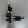 Adjustable Camera Mounting Clip Double 1/4 Thread Holes For Table Tube Fitting 17mm To 45mm Diameter Objects
