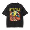 Hot Sale TV Series Anime Invincible Mark Grayson Graphic Print Tshirt Men Women Vintage Washed Cotton Oversized Summer New Tees
