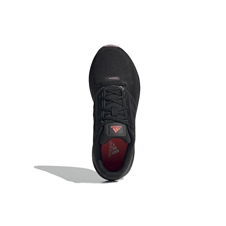 Adidas Runfalcon 2.0 Comfortable Simple Fabric Non-Slip Durable Low-Top Marathon Running Shoes Women Sneaker Black GX8250