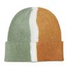 Temu winter hat children's splicing tie-dye wool hat outdoor casual versatile knitted hat 2025