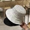 Trend Simple Lace Bucket Hat Elegant Lightweight Sun Hats Breathable Fisherman Cap Outdoor
