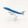 KLM B747 Legierung Flugzeug Flugzeug 16cm 1/400 Maßstab Luftfahrt 747 Flugzeugmodell Spielzeug Dekoration Kinder Sammlung Geschenke