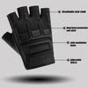 1Pair Fingerless Tactical Gloves – Half Finger Gloves For Cycling & Outdoor Sports – Breathable & Lightweight For Men & Women
