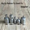 Socket Size Reducing Adapter: Large To Medium To Small (1/2" To 3/8" To 1/4")