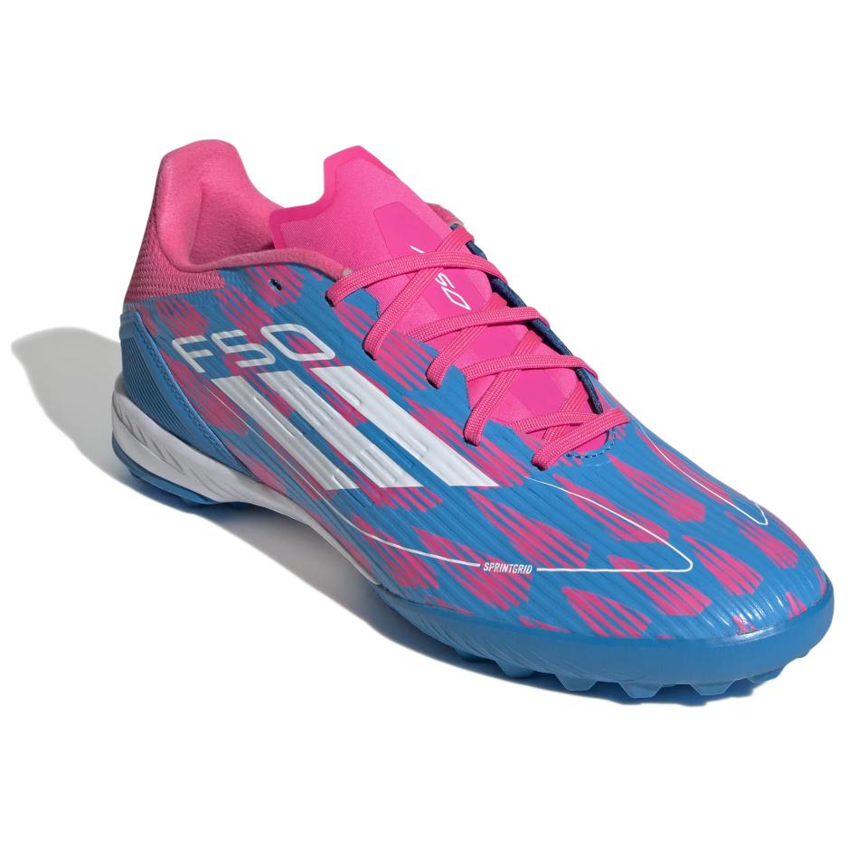 Adidas Adizero F50 League TF Reemergence Pack Herren Sneaker Blau Solarblau Wolkenweiß IF1336