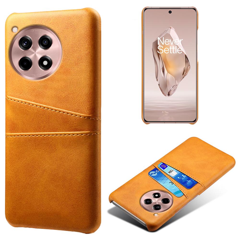 For OnePlus Ace 3 5G/12R 5G Case Leather Coated PC Phone Cover with Card Holder