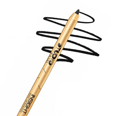 INSIGHT Studio Kajal - Black 1.5 G | Waterproof & SmudgeProof | Long-Lasting | Jet Black Eye Pencil for Precision Lines & Smoky Eye Makeup