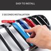 3PCS ABS Tri-colour Car Racing Grills Trim Strips For BMW 1 Series E81 E82 E87 E88 F20  M-Power Styling Exterior Accessories