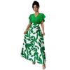 Europe, America 2026 summer new exquisite elegant design flying sleeves slim long dress women