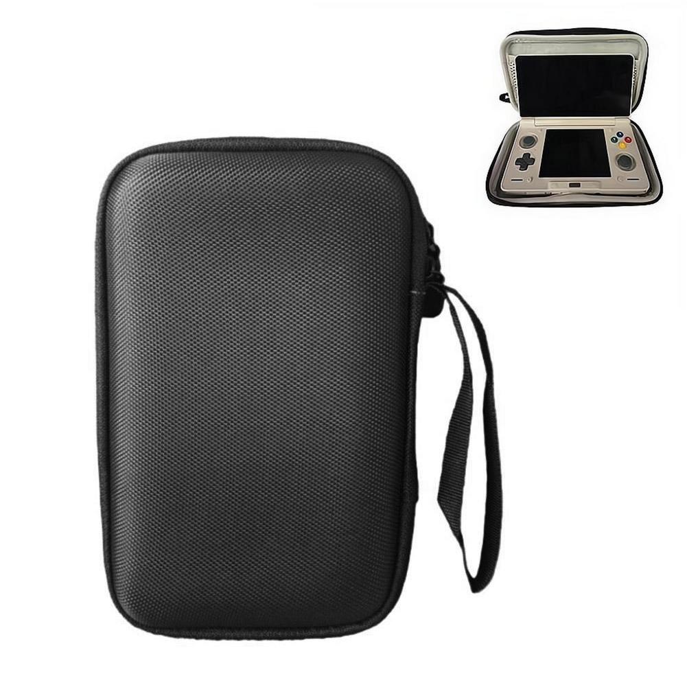 EVA Hard Shell Handheld Game Console Carrying Case for AYN THOR Portable Storage Bag with Wrist Strap Mesh Pocket for Odin