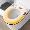 Kitty Print Super Soft Winter Toilet Seat Cover