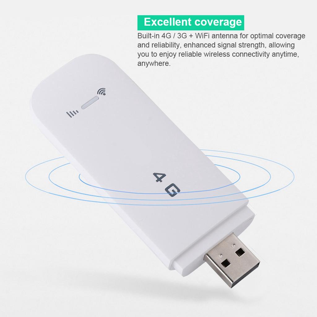 4G LTE USB Wireless Network Adapter Pocket WiFi Router Mobile Hotspot Modem Stick