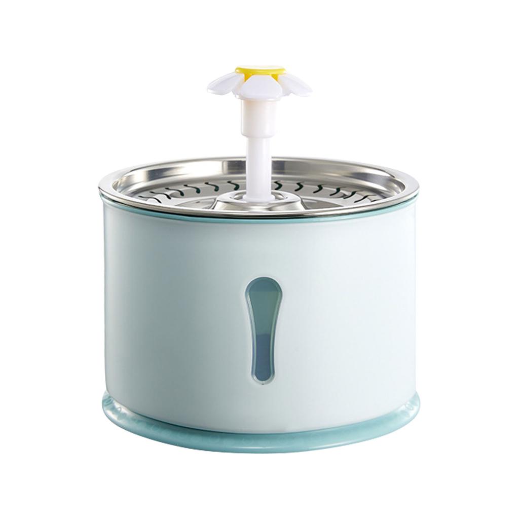 Haustier Smart Spender mit automatischer Zirkulation, Lebendwasser, Trinkwasserreinigung und -filtration, Geräuscharmer Wasserspender und Napfset für Katzen