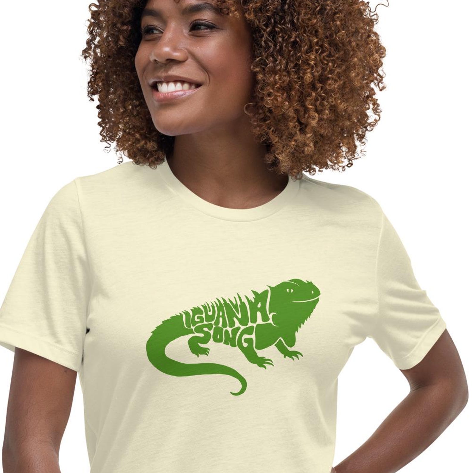 Iguana Song - Women s Relaxed Tee, Goose Band Inspired XL