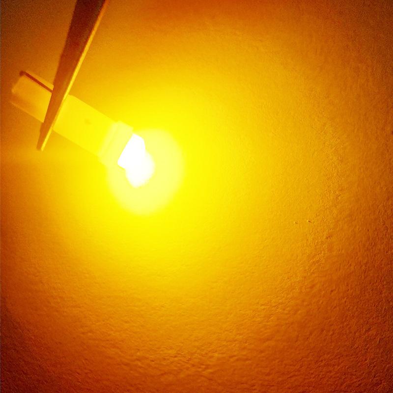 10Pcs T5 Car Dashboard LED Bulbs Shock Resistant Long Lifespan Auto Instrument Gauge Light for Car Indicator