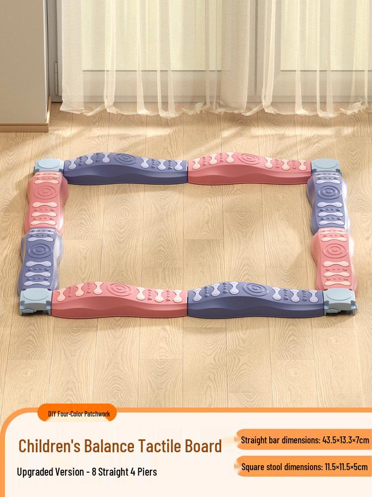 Rainbow Balance Bridge: Sensory Integration Toy for Toddlers