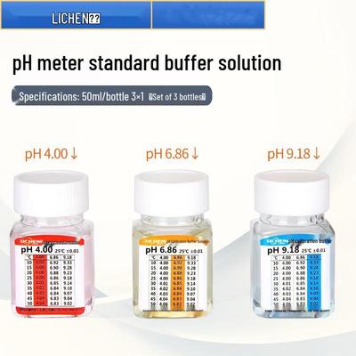 LICHEN pH Meter Standard Buffer Calibration Solution Set