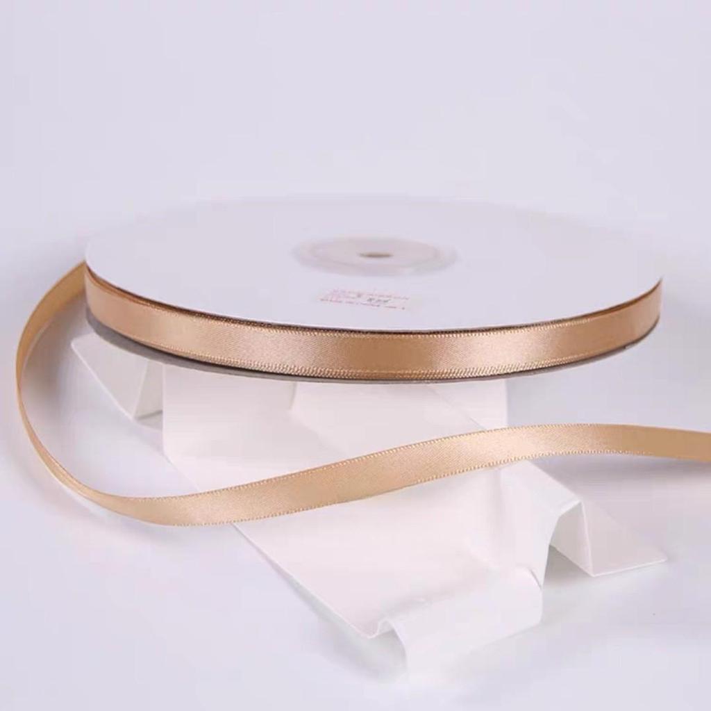 "0.6cm-1cm Polyester Ribbon for DIY Bows, Bouquets, and Gift Boxes"