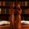 Sister Figurine Standing 2/3/4 Women Wooden Sculpture Friendship Gifts for Best Friends Women Desktop Ornament for Home Decor
