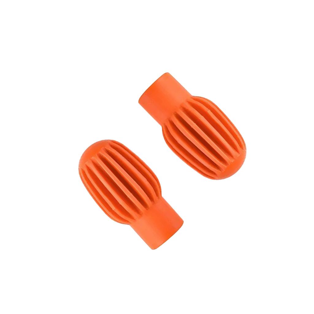 2PCS/4PCS Drum Mute Silicone Sleeves - Weakened Sound Silencers, Practice Tips, Drumstick Head Rubber Sleeves for Quiet Drumming