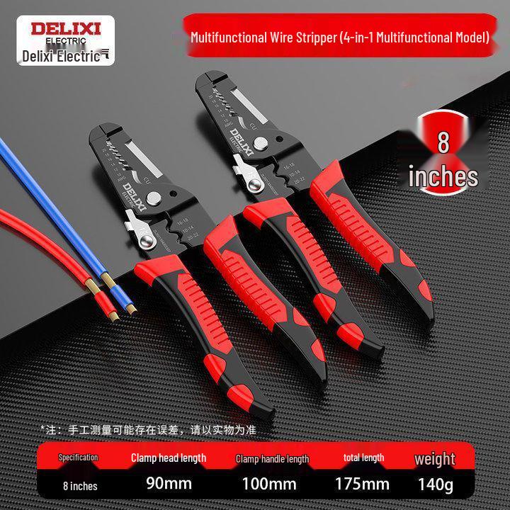 Multifunctional Electrician Wire Strippers & Pliers Set: Wire Cutters, Crimping, Stripping Tools - Free Shipping