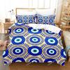 Hip Hop Turkish Evil Eye Bedding Set Single Twin Full Queen King Size Aldult Boys Man Bedroom Duvet Covers Sheet Set