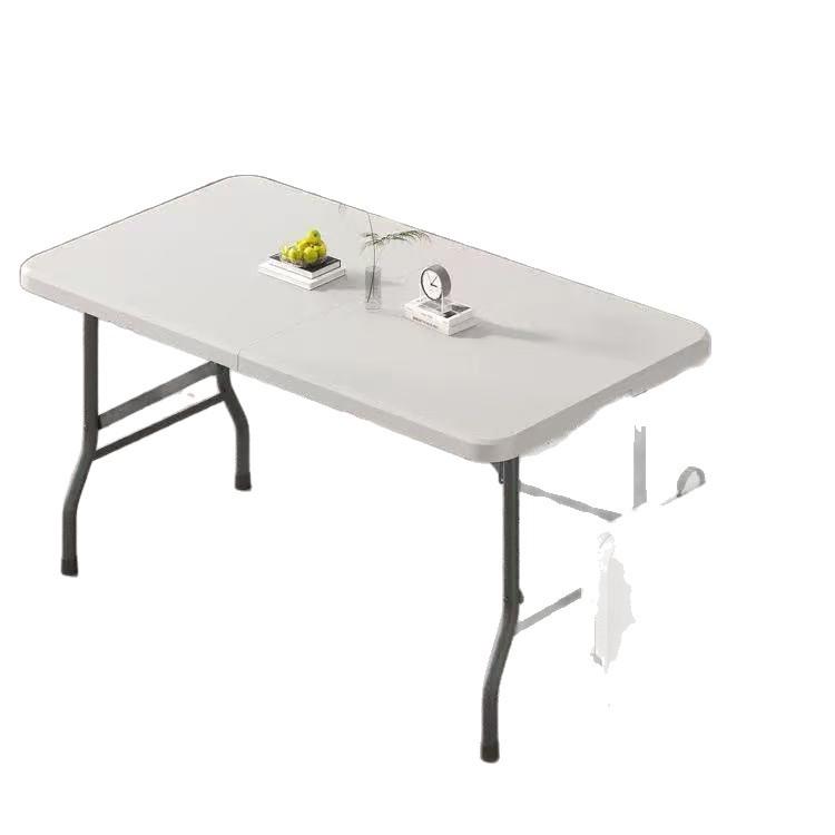 Portable Rectangular Folding Table - Simple Study, Computer Desk, or Outdoor Dining