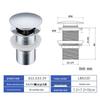 Pop-up Lavatory Basin Drain Stopper