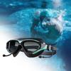 Adults Swim Goggles Clear Lens Large Frame Men Women No Leakage Anti-Fog UV