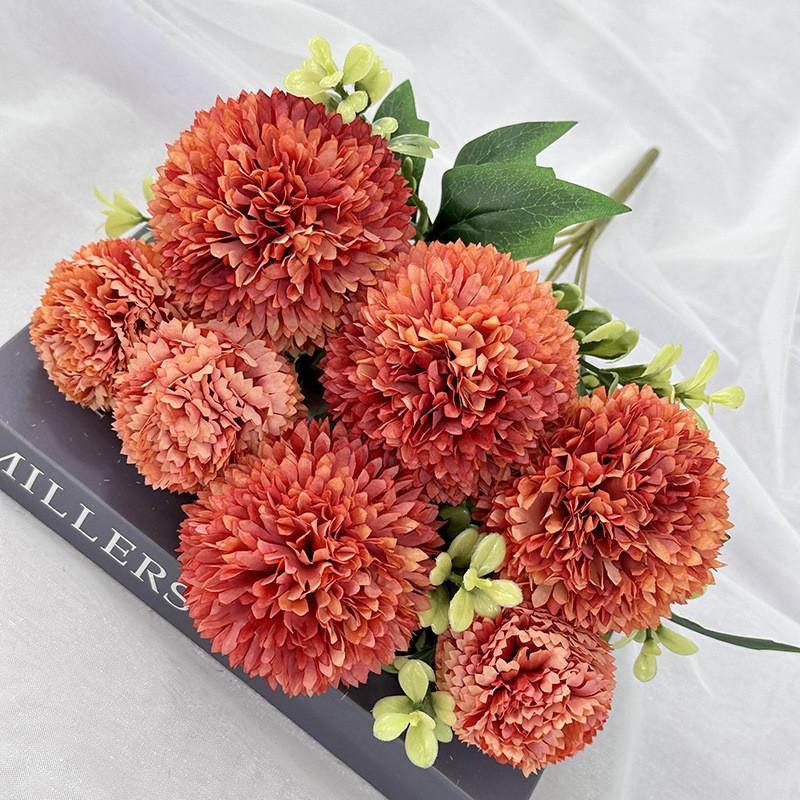 Faux Silk Flower Bouquet For Wedding Decor With Realistic Design For Home And Photography Use