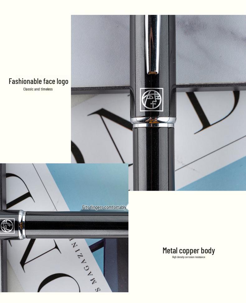 Picasso 916 Rollerball Pen: Men's Business Office Metal Ballpoint with Engraving Gift Box.