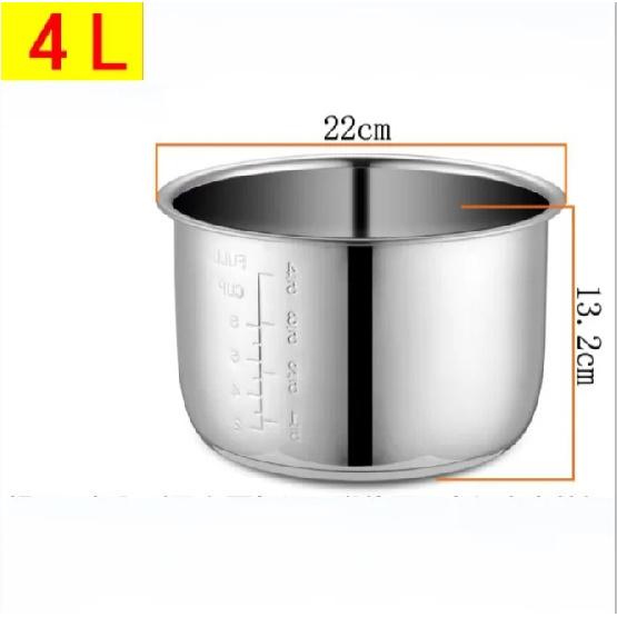 Universal Thickened Double Spray High Pressure Cooker Liner Rice Cooker Inner Bowl 2L/3L/4L/5L/6L Liter Non-stick Pot Liner