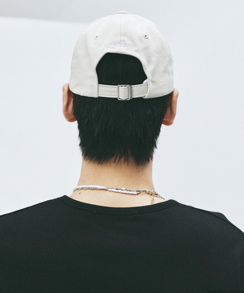 Nigaennikol Nn Dotcom Signature Ball Cap_Beige Pink