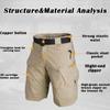 IX7 City Tactical Military Camouflage Shorts Outdoor Multi Taschen Wandershorts Hosen Sport Trekking Training Cargo Shorts