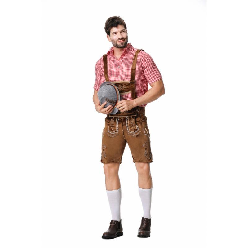 Supply, Traditional Men's Beer Clothes, Suspenders, Munich Oktoberfest Carnival Stage Wear