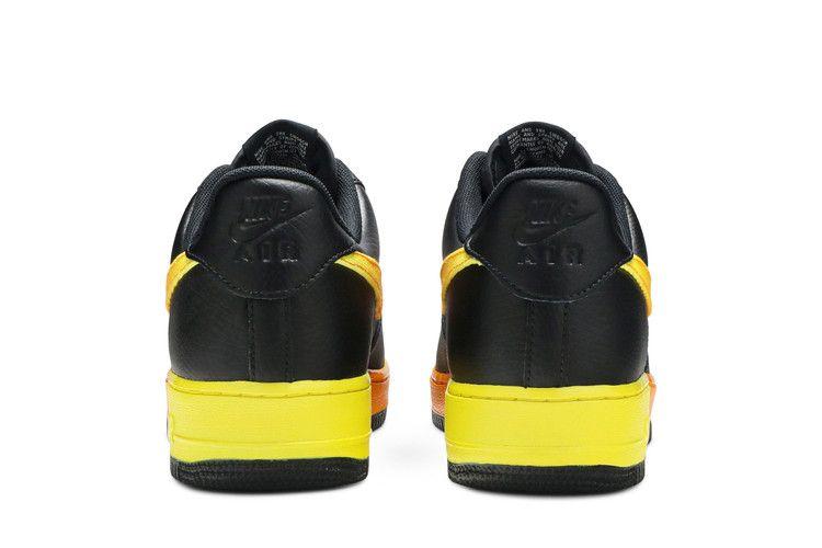 Men's Sneakers Nike Air Force 1 Low Black Yellow Orange Black/Opti Yellow-Orange Peel