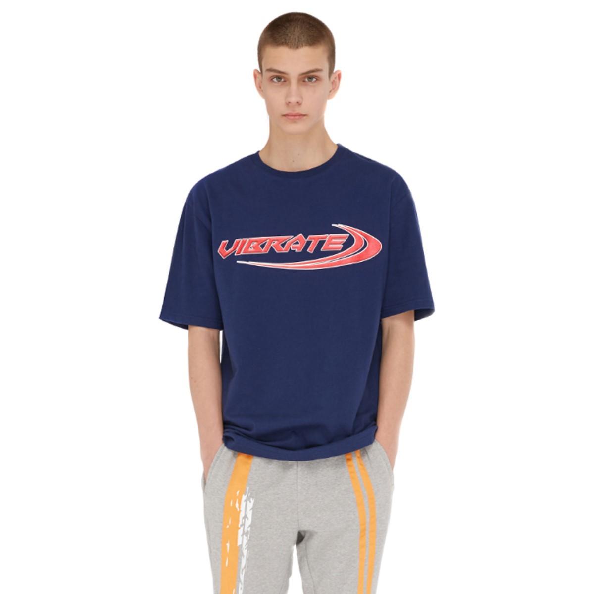 Vibrate Autobahn Logo T-Shirt Blue/Xl