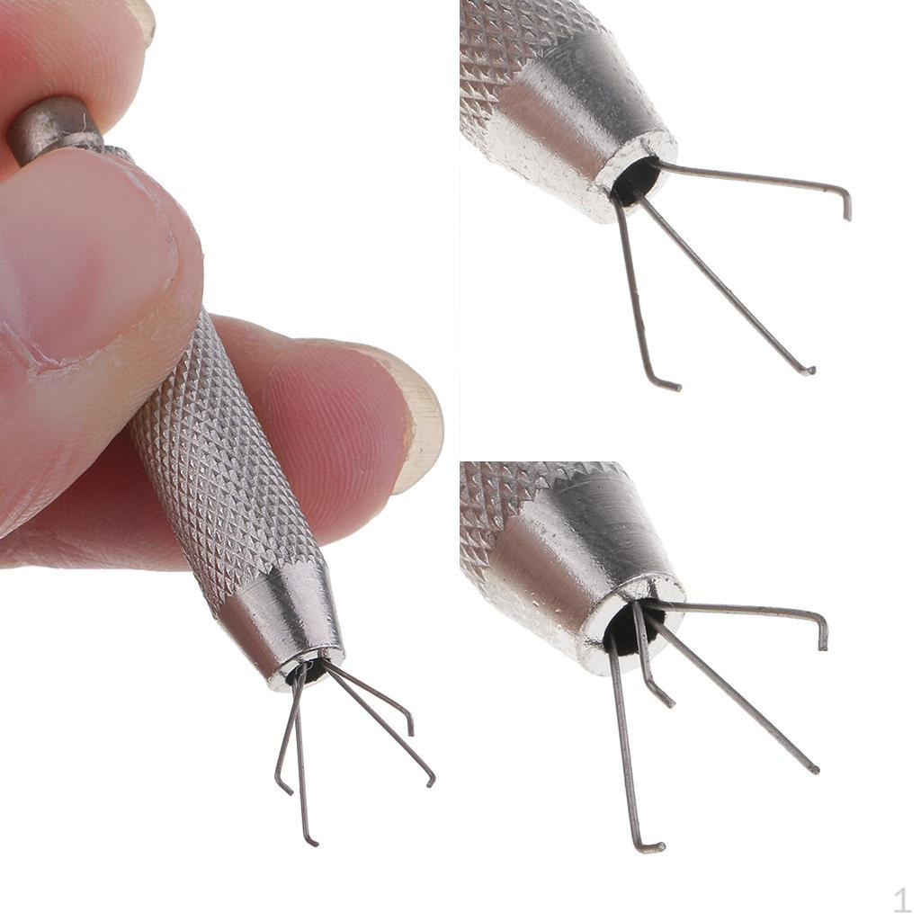 

3/4-Prong Diamonds Gemstone Beads Pick Up Tools Tweezers Parts