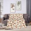 Western Throw Blanket Soft Cozy Plush Warm Fleece Football Blanket For Sofa Couch Bed 80"X60"