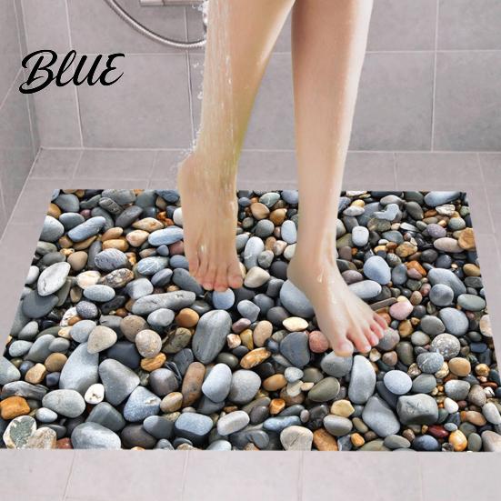 3D Pebbles Bathroom Kitchen Corridor Non-slip Floor Sticker Decal Home Decor